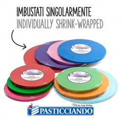 Sottotorta rigido rotondo oro D.30 H1,2 cm Decora in vendita online
