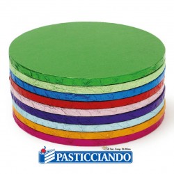 Sottotorta rigido rotondo oro D.30 H1,2 cm Decora in vendita online