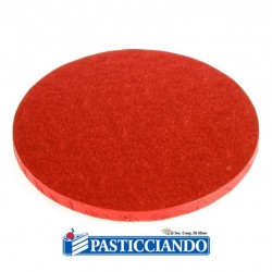  Selling on-line of Sottotorta bakery rotondo rosso D.40 H1,2 cm  