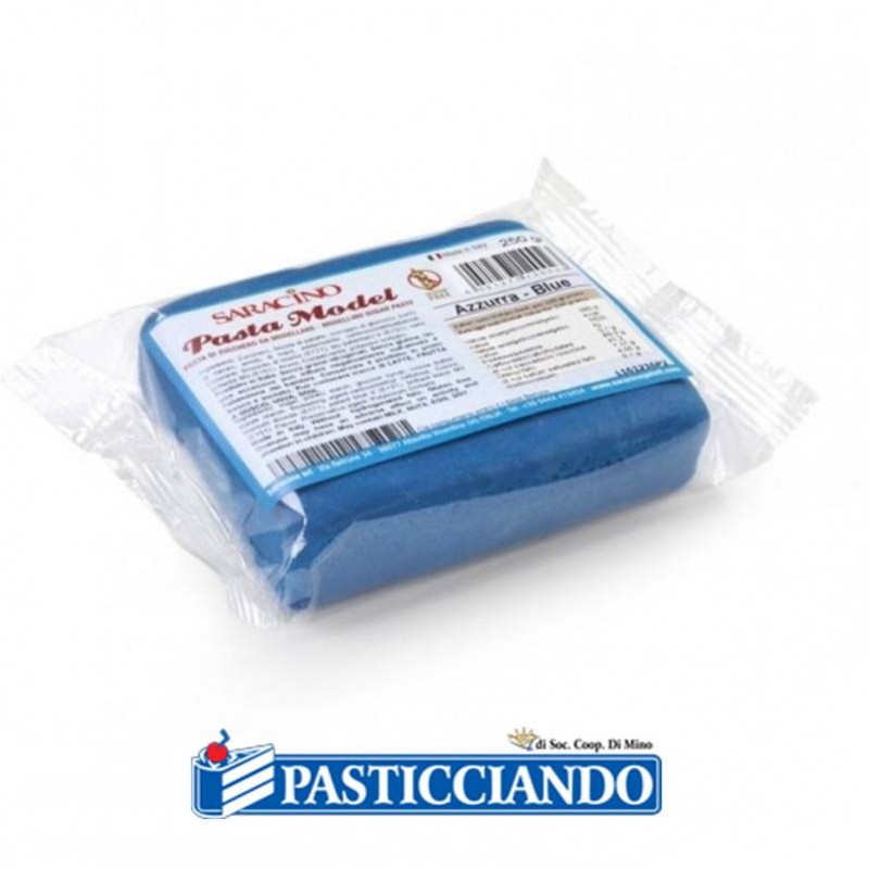 Pasta di zucchero model blu 250gr