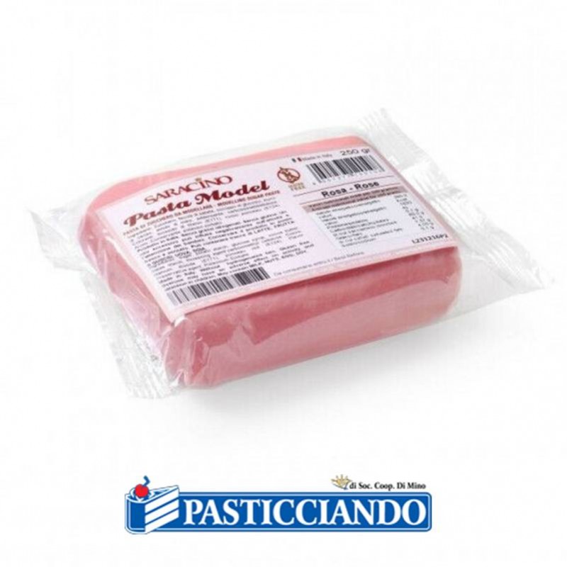 Pasta di zucchero model rosa 250gr - Saracino