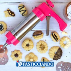 Pistola per biscotti con trafile e beccucci Decora in vendita online