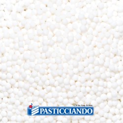 Perline di zucchero bianche 100gr Decora in vendita online