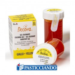 Gel colorante giallo 28g Decora in vendita online