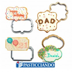 Set tagliapasta mini cornici 4pz Decora in vendita online