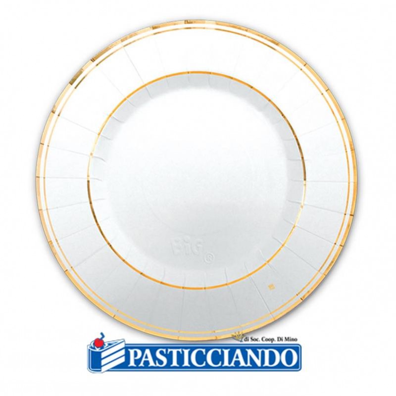 Piatti classic oro metal D.25 - Big Party