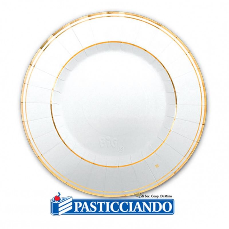 Piatti classic oro metal D.25 - Big Party