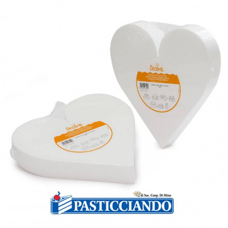 DUMMY CUORE 20 cm su 7.5 cm altezza - Pianeta Torte