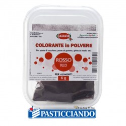  Selling on-line of Colore in polvere rosso 6gr GRAZIANO 