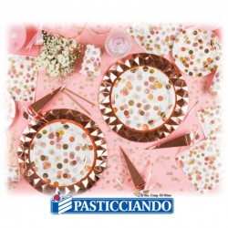 Coriandoli rosa gold 50gr Big Party in vendita online