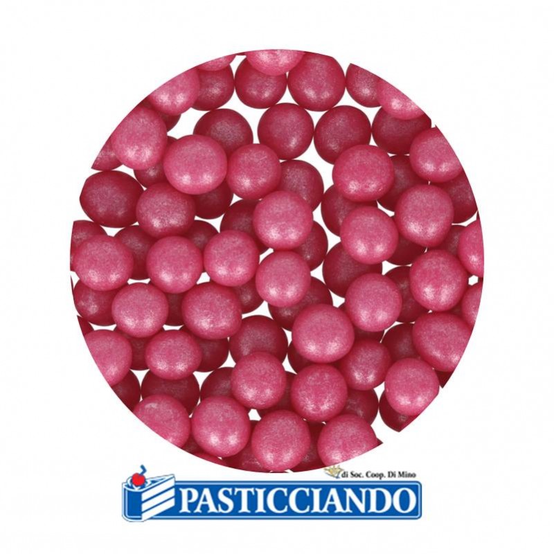 Perle in zucchero fucsia 60gr - GRAZIANO