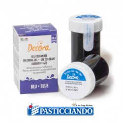 Gel colorante blu intenso Decora in vendita online