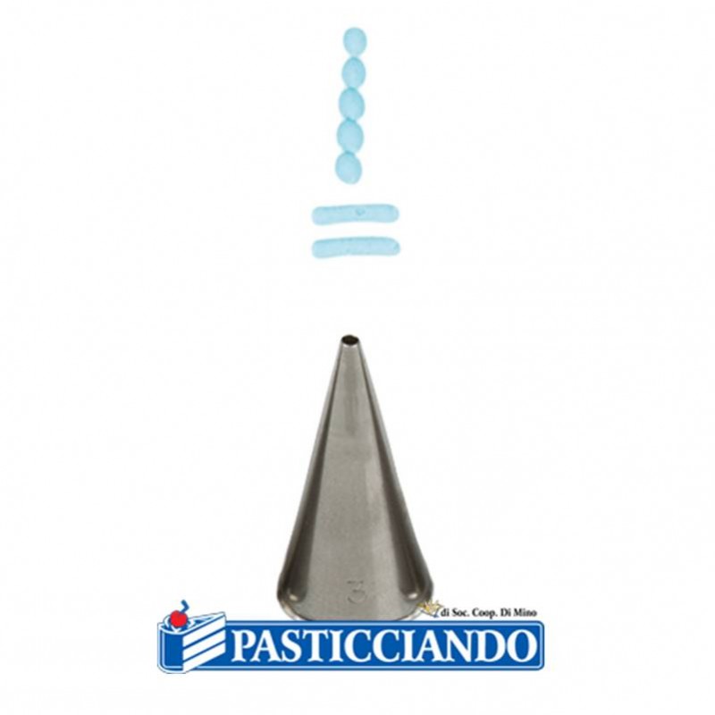 Beccuccio cornetto tondo liscio n. 3 - Decora