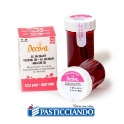  Selling on-line of Gel colorante rosa baby intenso Decora 