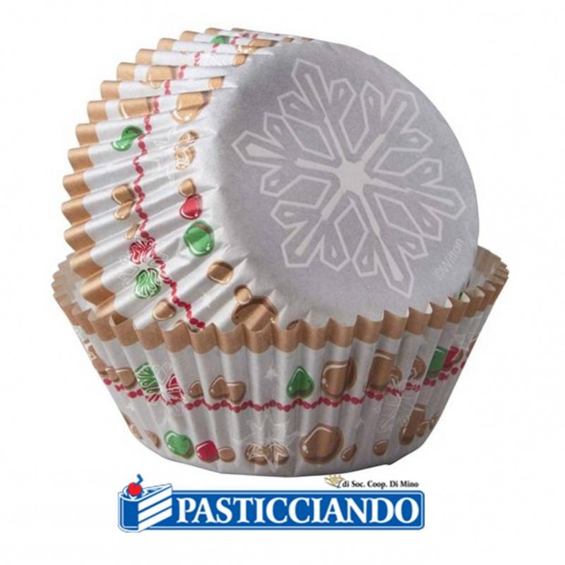 Pirottini stella di ghiaccio Natale 75pz - Wilton