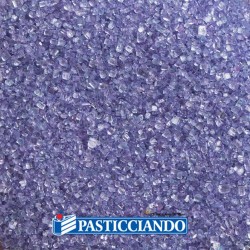 Zucchero glitterato viola 100gr Decora in vendita online