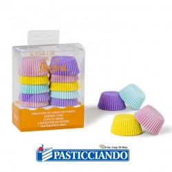  Vendita on-line di Pirottini mini muffin pastello 200pz Decora 