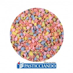 Vendita on-line di Tondini in zucchero colorati 50gr  