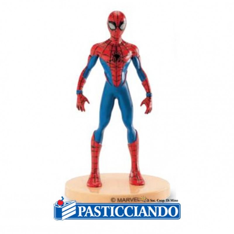 Topper Spiderman in plastica 9cm - Dekora