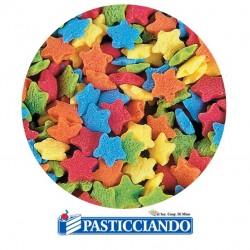  Vendita on-line di Stelline in zucchero colorate 50gr  